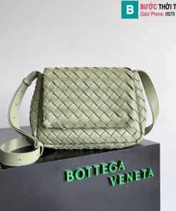 Túi xách Bottega Veneta Cobble Bag cao cấp da bò màu xanh size 27cm