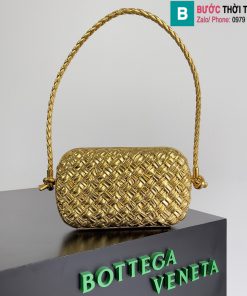 Túi xách Bottega Veneta Knot cao cấp da bò màu vàng size 20.5cm