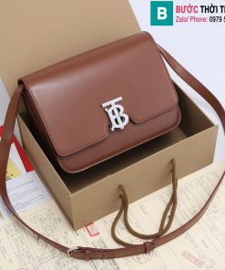 Túi xách Burberry cao cấp da bò màu nâu bò size 25,5cm