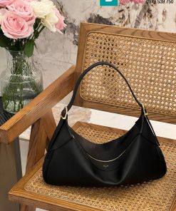 Túi xách Celine Romy cao cấp da bò màu đen size 34cm