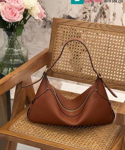 Túi xách Celine Romy cao cấp da bò màu đỏ thẫm size 34cm