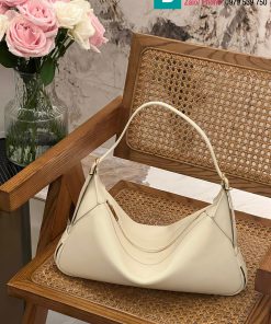 Túi xách Celine Romy cao cấp da bò màu trắng ngà size 34cm