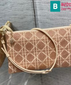 Túi xách Dior Dream cao cấp canvas màu nude size 26cm
