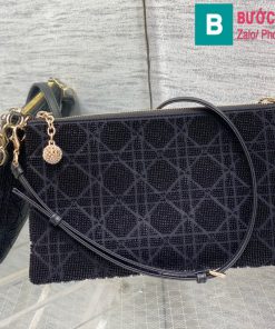 Túi xách Dior Dream cao cấp canvas màu đen size 26cm