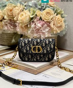 Túi xách Dior Montaigne Avenue cao cấp chất liệu vải màu đen size 18cm