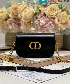 Túi xách Dior Montaigne Avenue cao cấp da bò màu đen size 18cm