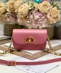 Túi xách Dior Montaigne Avenue cao cấp da bò màu hồng size 18cm