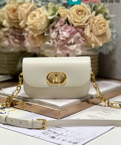 Túi xách Dior Montaigne Avenue cao cấp da bò màu trắng size 18cm
