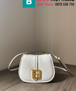 Túi xách Fendi Cmon coming with it cao cấp da bò màu trắng size 21cm