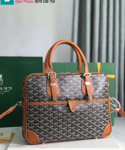 Túi xách Goyard Ambassade cao cấp canvas màu nâu size 35cm