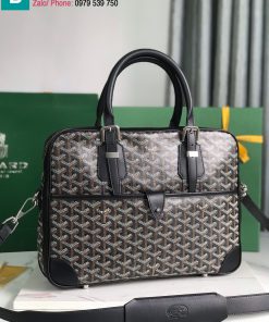 Túi xách Goyard Ambassade cao cấp canvas màu đen size 35cm