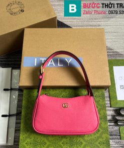 Túi xách Gucci Cosmogonie cao cấp da bò màu hồng đậm size 21cm