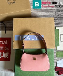 Túi xách Gucci Cosmogonie cao cấp da bò màu hồng nhạt size 21cm