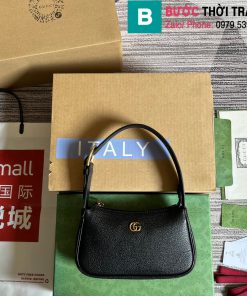 Túi xách Gucci Cosmogonie cao cấp da bò màu đen size 21cm