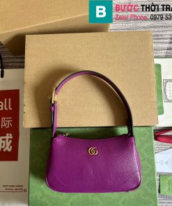 Túi xách Gucci Cosmogonie cao cấp da bò màu tím size 21cm