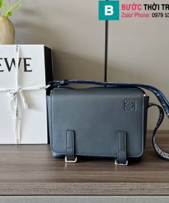 Túi xách Loewe cao cấp da bò màu xanh nước size 24.5cm