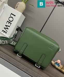 Túi xách Loewe cao cấp da bò màu xanh lá size 24.5cm