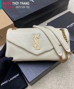 Túi xách YSL Ecalypso cao cấp da cừu màu trắng ngà size 26cm