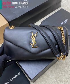 Túi xách YSL Ecalypso cao cấp da cừu màu đen size 26cm