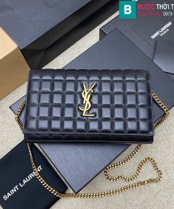 Túi xách YSL Le Cassander Matelass É Car cao cấp da bò màu đen size 23cm