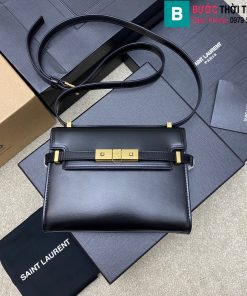 Túi xách YSL Mahattan Mini cao cấp da bò màu đen size 19cm