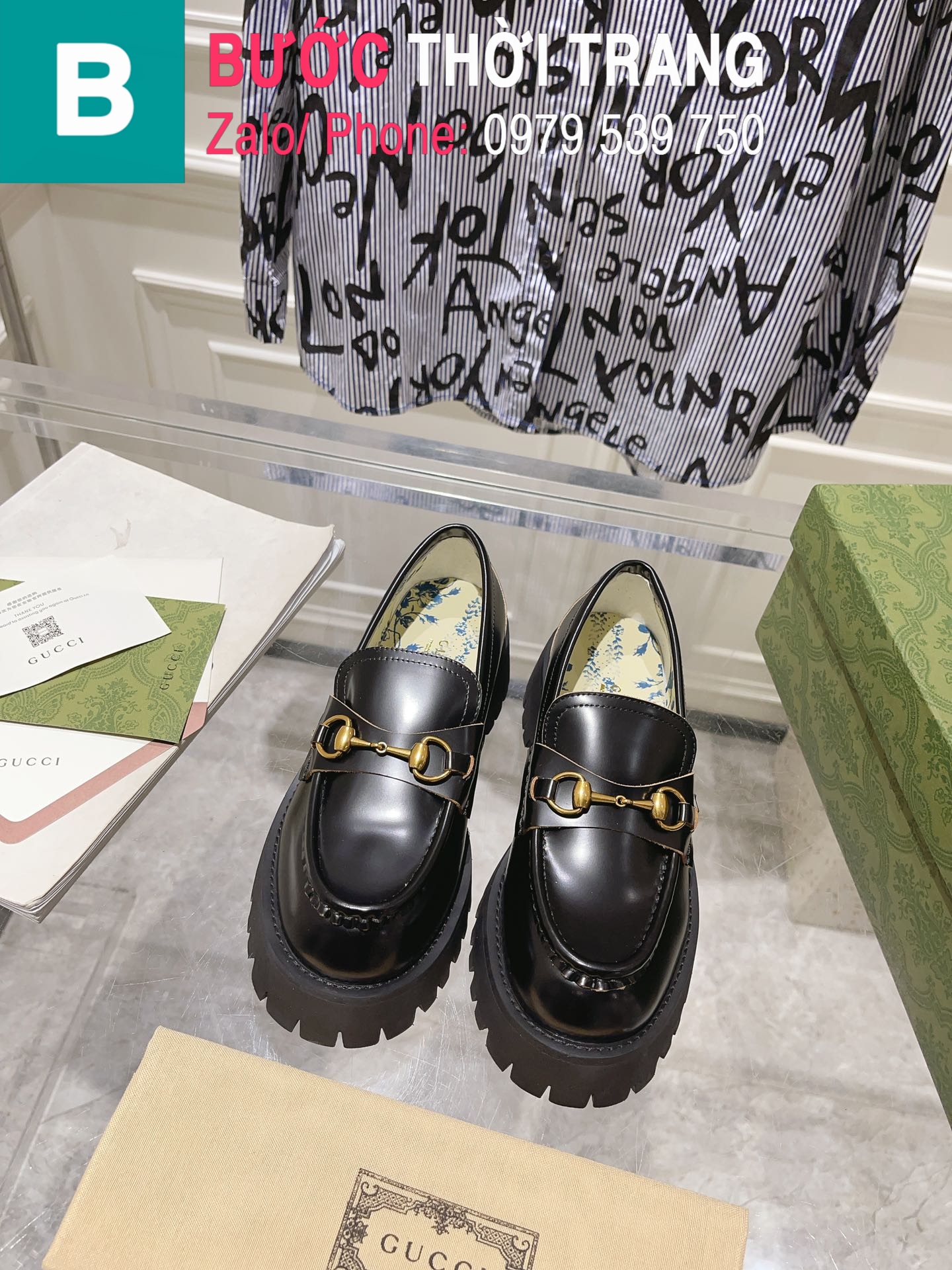 Giày Gucci loafer da trơn đính khuy màu đen – Túi Xách Nữ, Túi Xách Đẹp,  Túi Xách Giày Dép Nữ – Bước Thời Trang