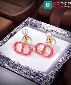 Bông tai Dior ngọc trai chữ CD