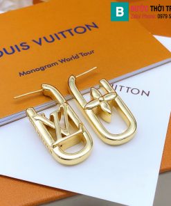 Bông tai Louis Vuitton chữ LV