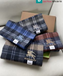 Khăn choàng Burberry nhung cashmere