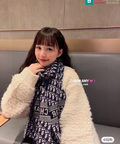 Khăn choàng Dior canvas