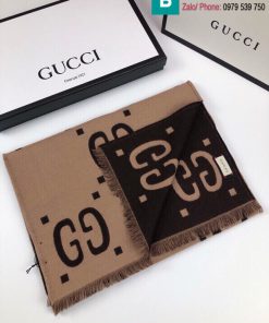 Khăn choàng Gucci len lụa size 35x180cm
