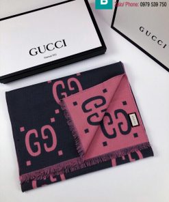 Khăn choàng Gucci len lụa size 35x180cm