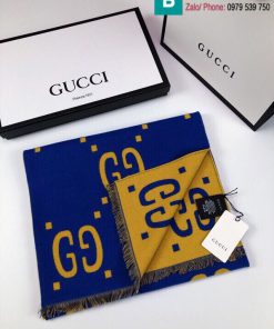 Khăn choàng Gucci len lụa size 35x180cm