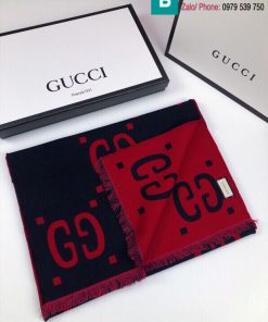 Khăn choàng Gucci len lụa size 35x180cm