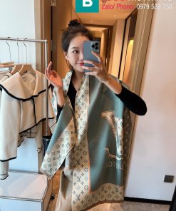 Khăn choàng Louis Vuitton cashmere