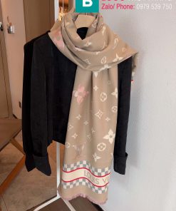 Khăn choàng Louis Vuitton cashmere