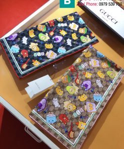 Khăn choàng vuông Gucci cashmere size 90x90cm