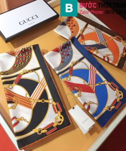 Khăn choàng vuông Gucci cashmere size 90x90cm