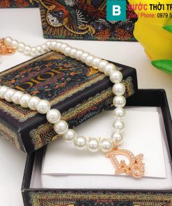 Vòng cổ Dior ngọc trai mặt Dior