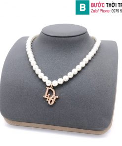 VVòng cổ Dior ngọc trai mặt Dior