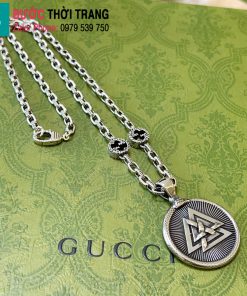 Vòng cổ Gucci mặt hình tròn