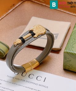 Vòng tay Gucci cây đàn da bò