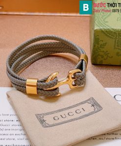Vòng tay Gucci da bò đan