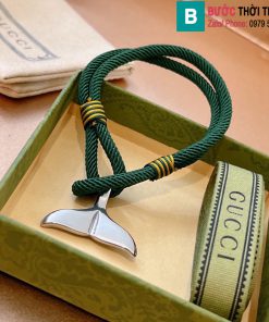 Vòng tay Gucci Anger Forest bạc dệt