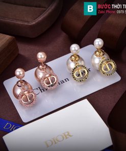 Bông tai Dior ngọc trai chữ CD