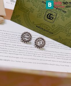 Bông tai Gucci hình tròn chữ GG