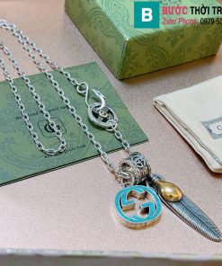 Vòng cổ Gucci mặt tròn chữ GG