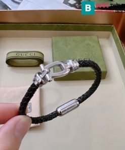 Vòng tay Gucci da bò