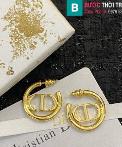 Bông tai Dior chữ CD cao cấp