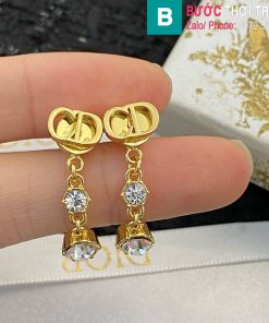 Bông tai Dior kim cương CD cao cấp